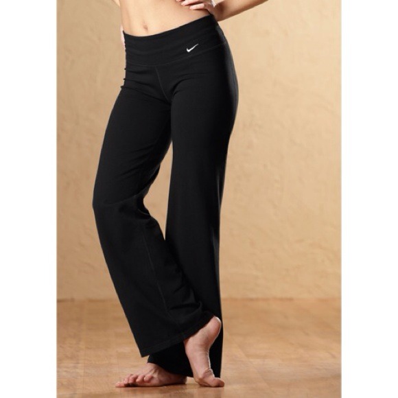Black Nike Dri-Fit Slim Fit Athletic Pants