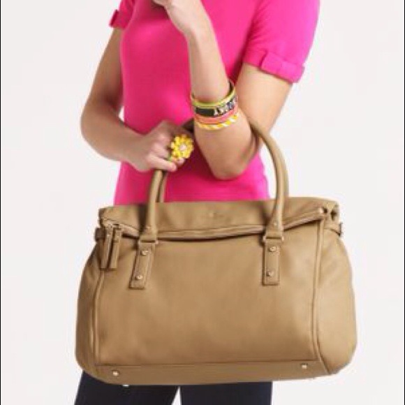 Kate Spade Tan Leather Cobble Hill Leslie