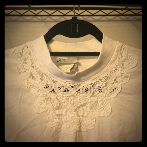 Lace White Tshirt