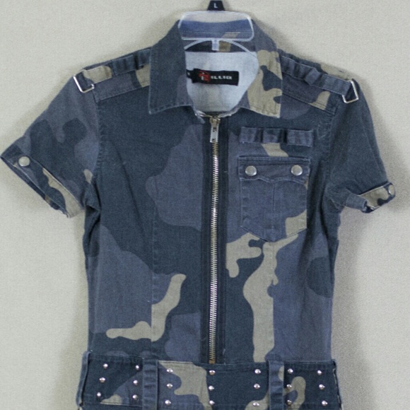Illig Juniors Army Camo Dress, Size Medium