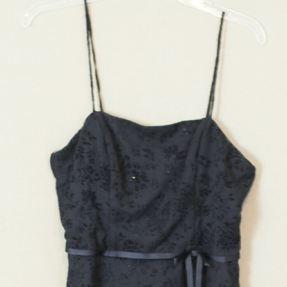 CDC Black Glitter Juniors Dress, Size Medium