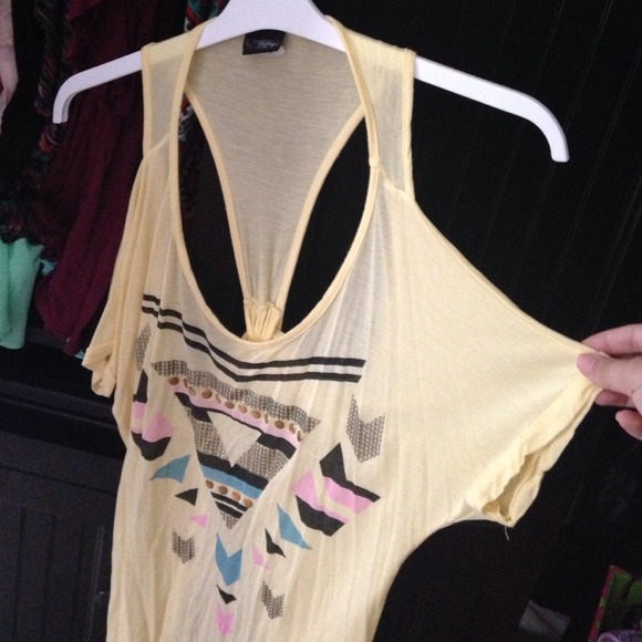 yellow Aztec top - Picture 2 of 2
