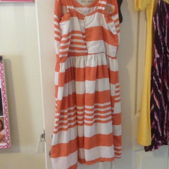 Modcloth creamsicle color dress - Picture 2 of 4