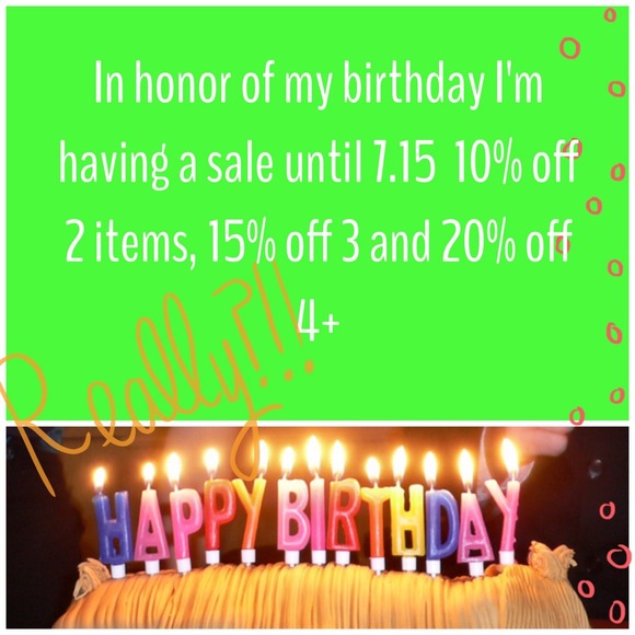 Birthday Sale