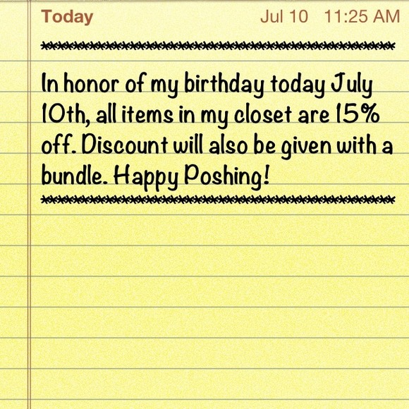 Happy Birthday Sale