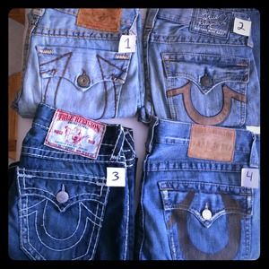 Men's true religion jean bundle sz 31