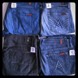 Men's 7 for all man kind bundle