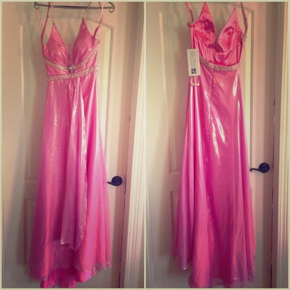 Full Length Barbie Pink Gown