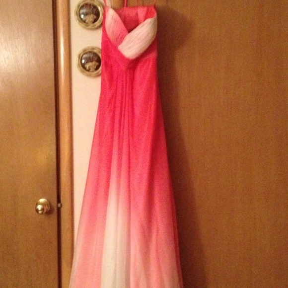 Cache Pink Ombré Prom Dress - Picture 3 of 4
