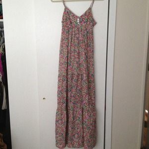 Zara floral maxi dress