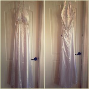 White Full Length Gown