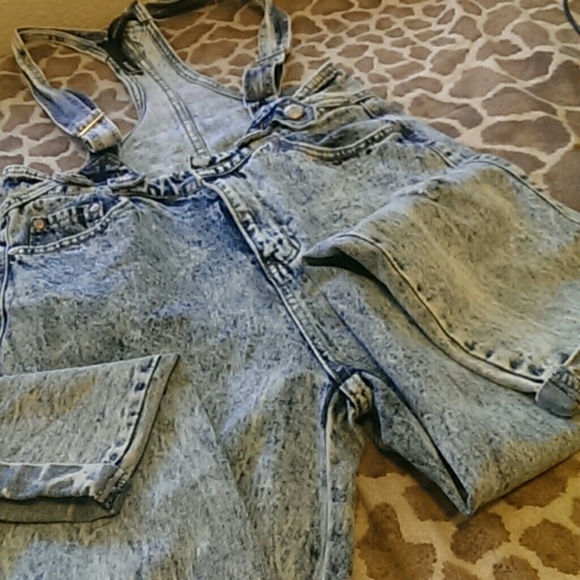 High waisted overall Jean size 13 - Picture 2 of 2