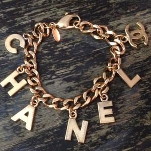 Vintage chanel charm bracelet