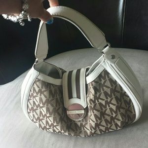 Authentic Michael kors brown and beige handbag