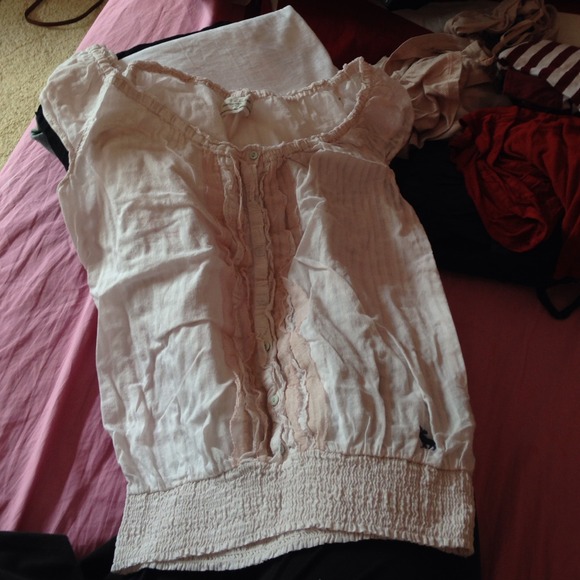 Abercrombie and fitch girly button down - Picture 1 of 1