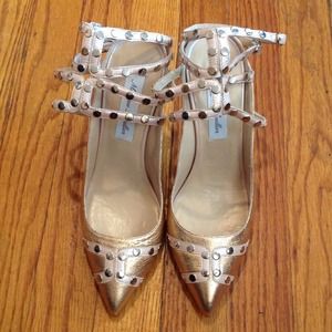 *SOLD* Monique Lhuillier Rose Gold and Pink