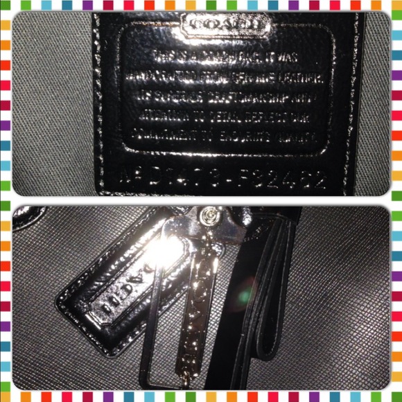 💯% Authentic Coach Small Tote - Picture 4 of 4