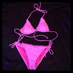 VS pink swimming suit