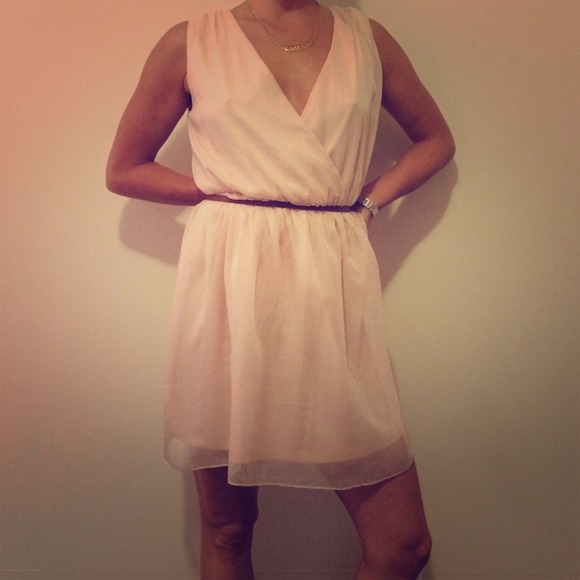 Pink Dress slight sheer