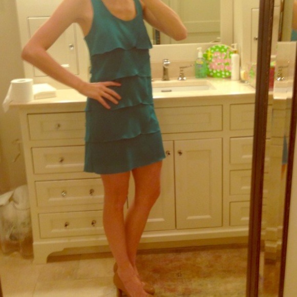 Teal dress by Lush
