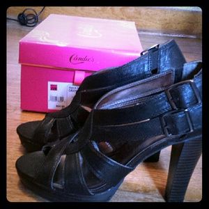 Candies Caden Black -worn once