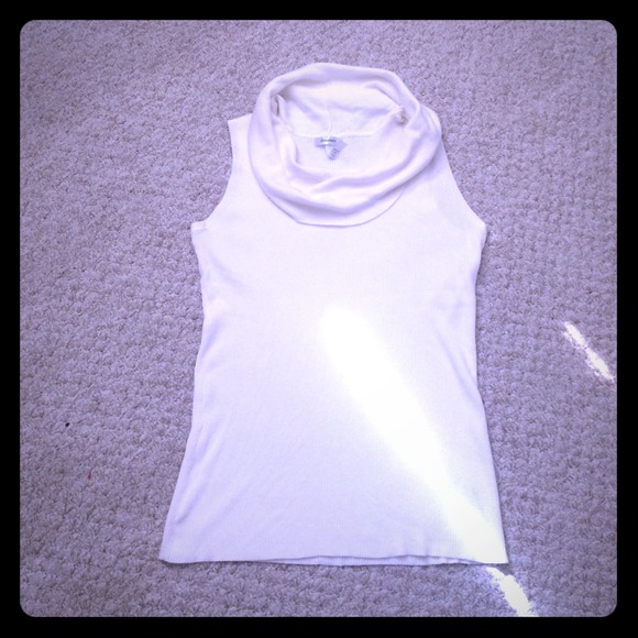 cowl neck tank top sweater