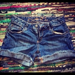Rue 21 denim shorts