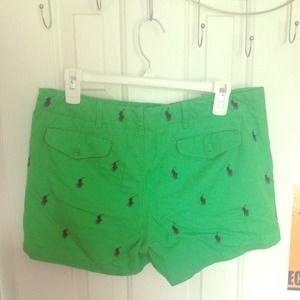 REDUCED! Green Polo Shorts