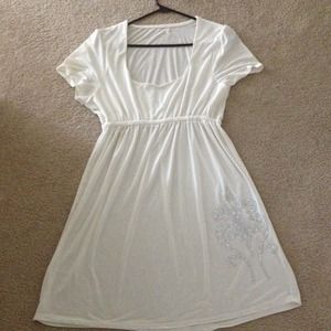 White Bling Summer Dress:)