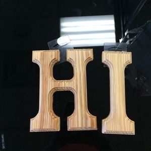 Individual letters and numbers!