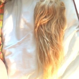 Blonde Clip In Human Hair Extensions