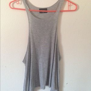 NASTY GAL halter GREY TANK