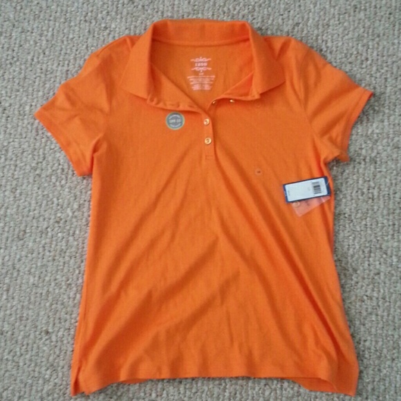Orange IZOD women's polo