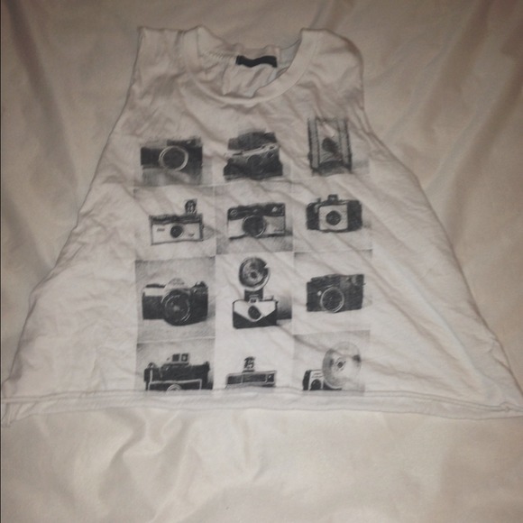 Brandy Melville vintage camera roll shirt