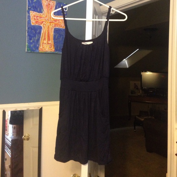 Navy blue sundress