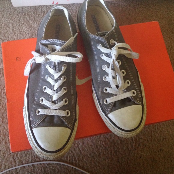 Grey Low Top Converse