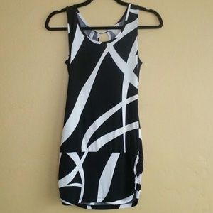 Very short dress or beach cover up.