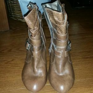 Brown 2inch ankle boots