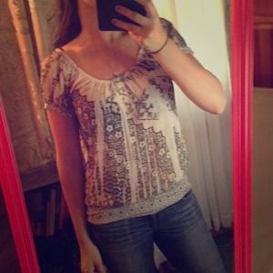 Multi patterned Blouse