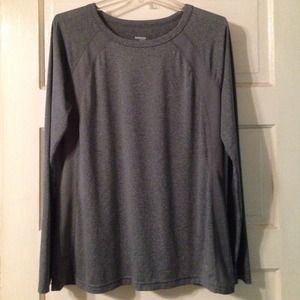 Gray Dri-fit workout top
