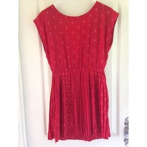 Forever21 Red Paisley Summer Dress