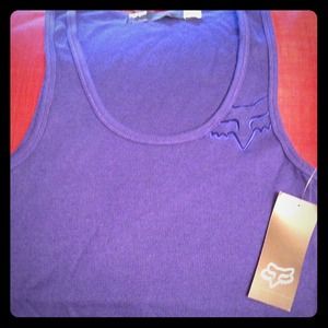 FOX purple tank