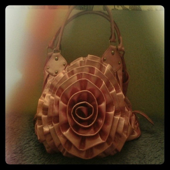 Purse cute chic big flower