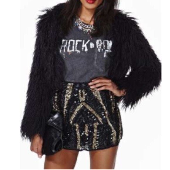 Nasty Gal Dresses & Skirts - nasty gal sequin glam skirt//.
