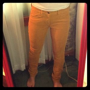 Mustard sway skinny jeans