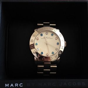 Gold 'Amy' Marc Jacobs watch