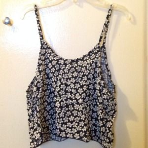 Brandy Melville floral tank top