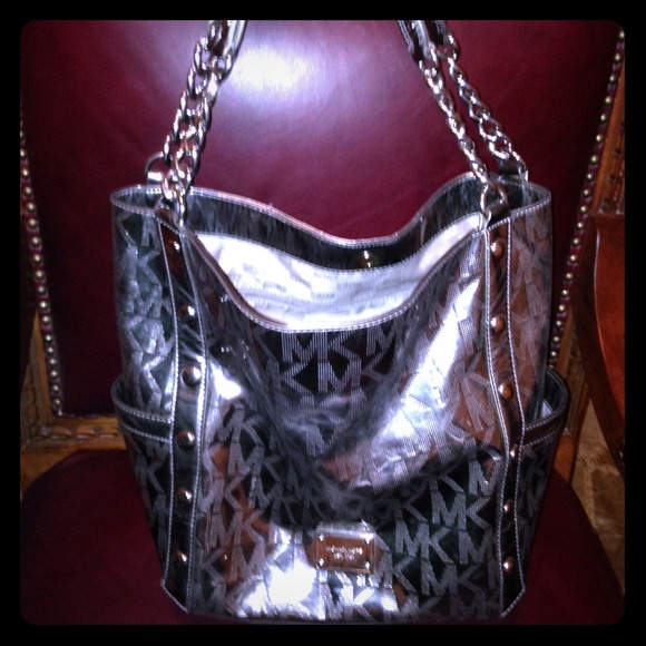 Metallic Michael Kors purse