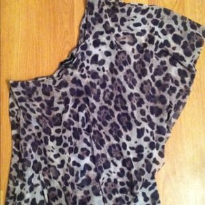 Bebe animal print top