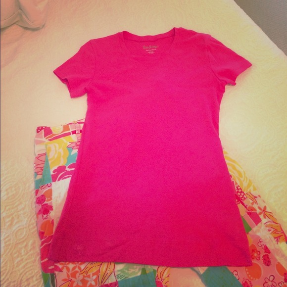 Lilly Pulitzer Hot Pink Tee